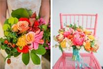 wedding photo - Bold & Bright Bridal Bouquets