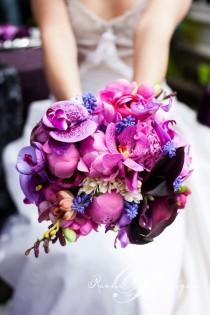 wedding photo -  Gorgeous Purple Bouquet 