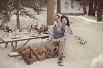 wedding photo - Зимний Пикник Фотосессии