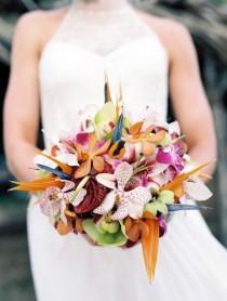 wedding photo - Bouquets Tropicaux