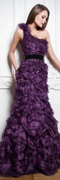 wedding photo - Gowns........Purple Passions