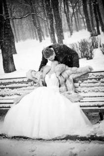 wedding photo - الدافئة الزفاف الشتوية التمنيات ...