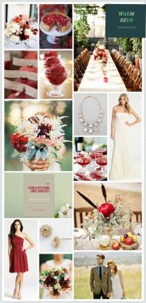 wedding photo - Red Wedding Inspiration