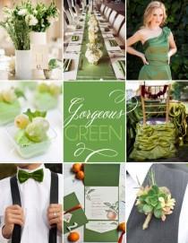 wedding photo - Зеленый Свадебные