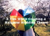 wedding photo - Rainbow Wedding
