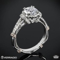 wedding photo - Verragio Обручальные Кольца От Белый Flash
