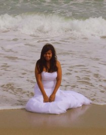 wedding photo - Trashing the Dress