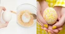 wedding photo - DIY Sprinkle Easter Eggs