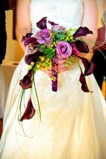 wedding photo - Cascade Bouquets