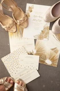 wedding photo - Приглашение " Бумажного Золота"