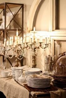 wedding photo - Romantique Table Settings cru ..