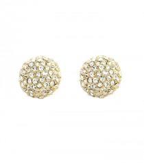 wedding photo -  diamante stud earrings