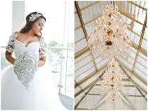 wedding photo - Gorgeous, Silver Sparkly Fairytale Wedding at Botleys Mansion {Jay Kowalik Photography}