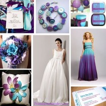wedding photo - Фиолетовый Свадеб