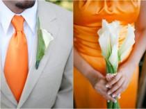 wedding photo - Orange Wedding Theme