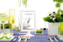 wedding photo - Wedding Table Numbers