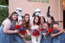 wedding photo - Crash this geeky, Star Wars-themed, nerdstravaganza wedding at the Jim Henson Studios