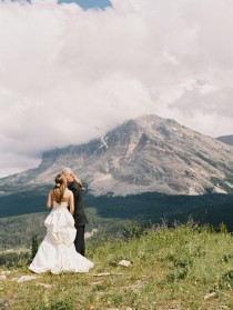 wedding photo - Very Intimate Wedding At Glacier National Park 