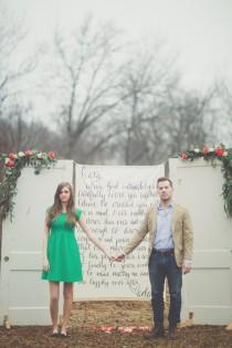 wedding photo - Love Letter Engagement Session