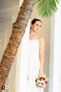 wedding photo - Palm Weiß