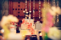 wedding photo - Our Cakes and Candy Table