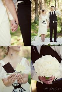 wedding photo - Черно-Белая Свадьба