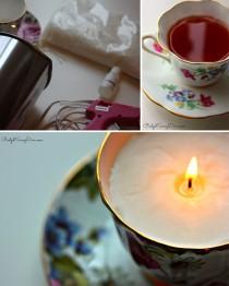 wedding photo - Teacup Candle