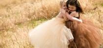wedding photo -  Bridesmaids And Flower Girl Dresses: Ivory Lane