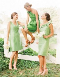 wedding photo - Зеленый Свадебные