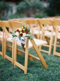 wedding photo - Chair Decor