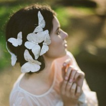 wedding photo - Schmetterlings-Küsse