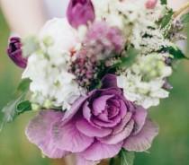 wedding photo - Blumensträuße in Lila