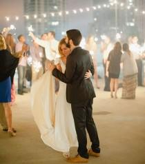 wedding photo - Lumières de scintillement et scintillant Mariages