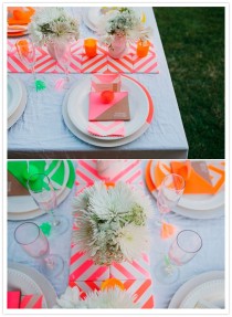 wedding photo - Neon Wedding Inspiration