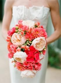 wedding photo - Cascading Bouquets