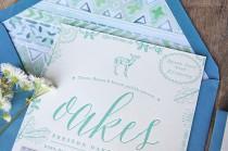 wedding photo - Oakes's Nature-Inspired Letterpress Baby Announcements