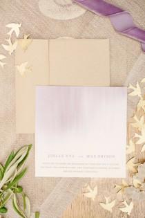 wedding photo - Moderne Invite papier