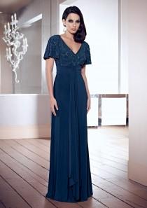 wedding photo -  Matte Jersey Mother Of The Bride Dresses(HM0709)