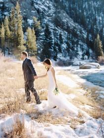 wedding photo - Intimate Winter Elopement