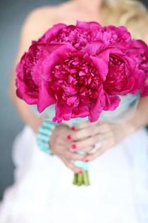 wedding photo - Palette de mariage rose chaud / Fuscia