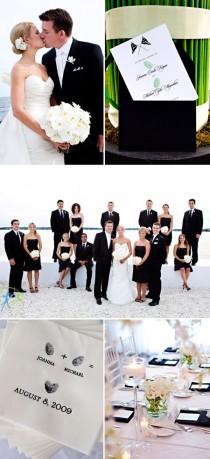 wedding photo - Classic Black mariage / Blanc