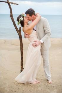 wedding photo - The Perfect Beach Wedding In Chicago