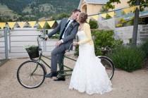 wedding photo - A Colourful Bicycle-Themed Wedding In Oliver, British Columbia