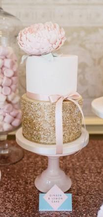 wedding photo - Sequin Cake