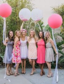 wedding photo - Ombre Pink Bridal Shower Inspiration