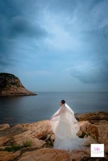 wedding photo - Bride & The Sea