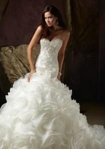 wedding photo -  Wanweier - wedding dresses and prices, Cheap Diamante Beaded Net and Organza Online Sales in 58weddingdress