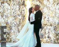 wedding photo - ¡Al fin! Primeras fotos de Kim Kardashian vestida de novia