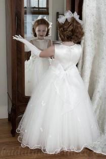 wedding photo -  Organza A Line Princess Customzied Designer Flowergirl Dresses