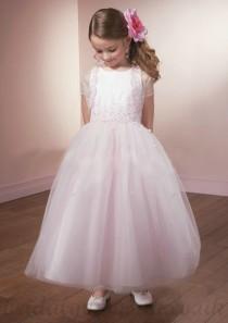 wedding photo -  Ball Gown Floor Length Style Skirt Tulle White Flower Girl Dress